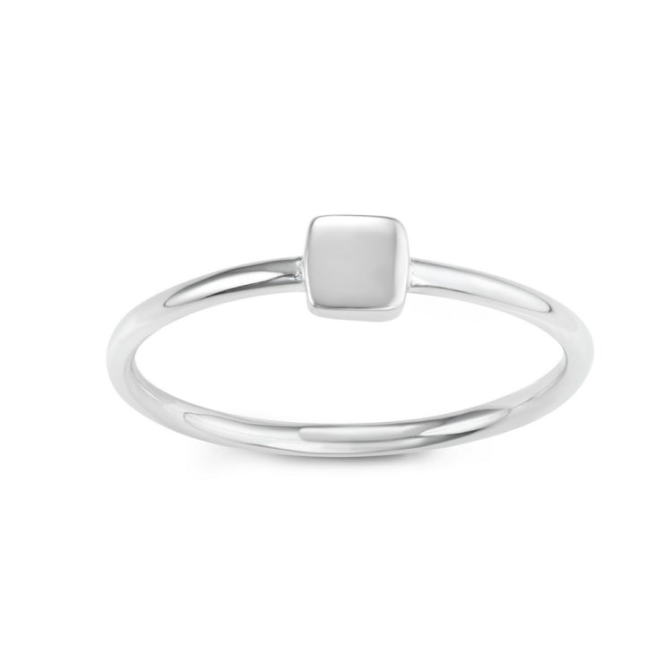 Sterling Silver Small Square Ring