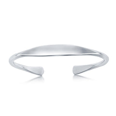 Sterling Silver High Polished Engravable Bangle