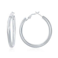 Sterling Silver Hoop Earrings