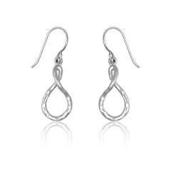 Sterling Silver Twisted Earrings