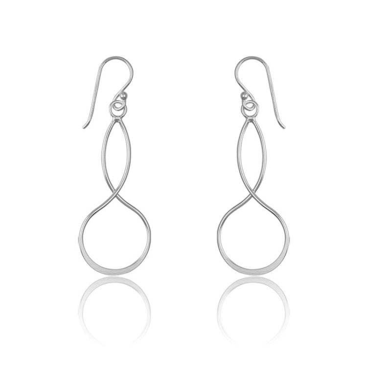 Sterling Oval and Circle Earrings