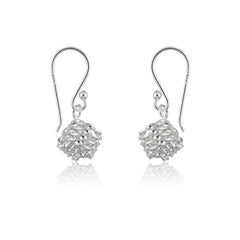 Sterling Silver Twisted Love Knot Earrings