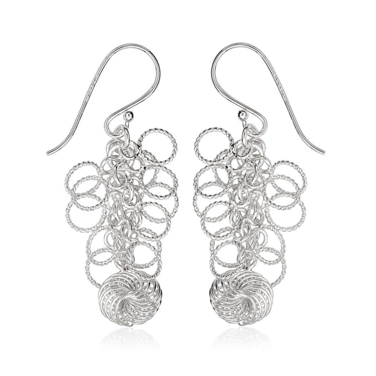 Sterling Silver Circles Earrings