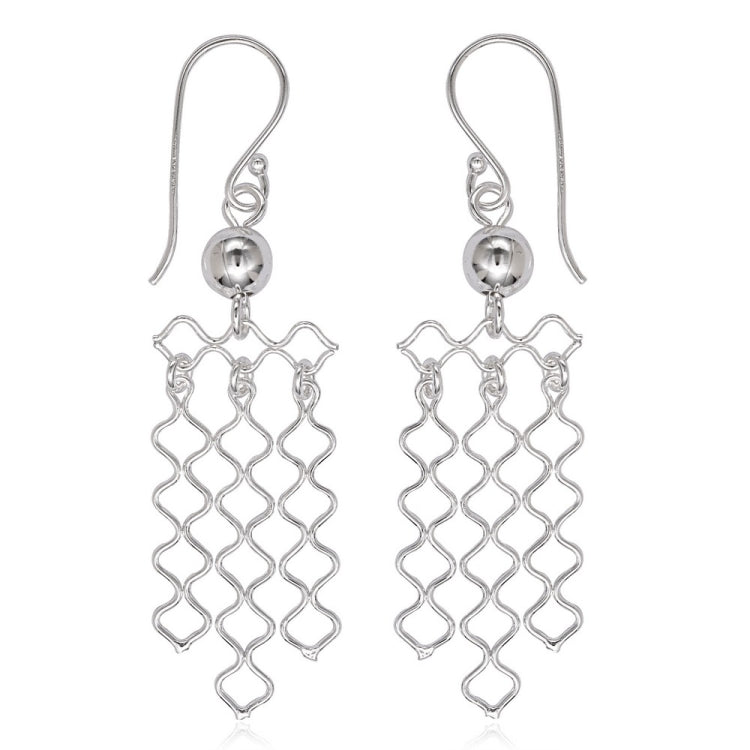 Sterling Silver Dangling Earrings
