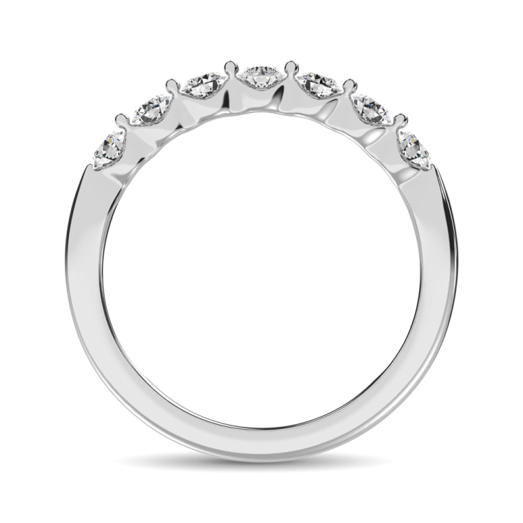 10K White Gold Diamond 1/2 Ct.Tw.  Ladies Band