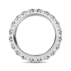 14K White Gold Diamond 3 Ct.Tw. 9 Stone Anniversary Band