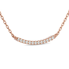 Diamond 1/6 ct tw Fashion Necklace  in 10K Rose Gold
