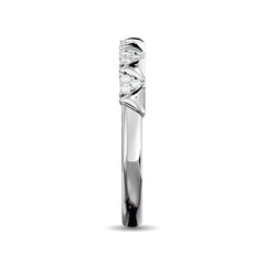 Diamond Stackable Band 1/10 ct tw in 10K White Gold