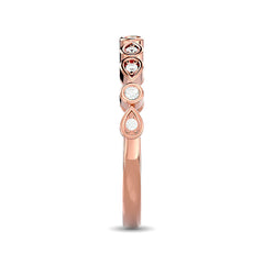 Diamond Stackable Band 1/10 ct tw in 10K Rose Gold