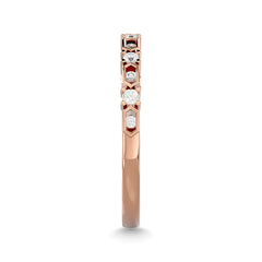Diamond Stackable Band 1/6 ct tw in 10K Rose Gold