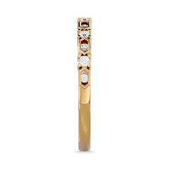Diamond Stackable Band 1/6 ct tw in 14K Yellow Gold