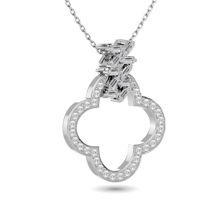Diamond 1/4 Ct.Tw. Fashion Pendant in 10K White Gold