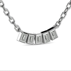 Diamond 1/6 Ct.Tw. Fashion Necklace in 14K White Gold