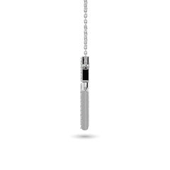 10KT WHITE GOLD 1/6CT TW DIAMOND NECKPIECE