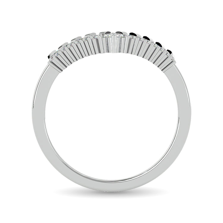 Diamond Chevron Band 1/5 ct tw in 14K White Gold