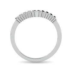 Diamond Chevron Band 1/5 ct tw in 14K White Gold