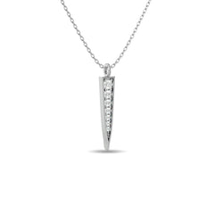 Diamond Fashion Pendant 1/6 ct tw in 10K White Gold