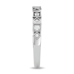 Diamond 1/8 ct tw Stackable Ring in 14K White Gold