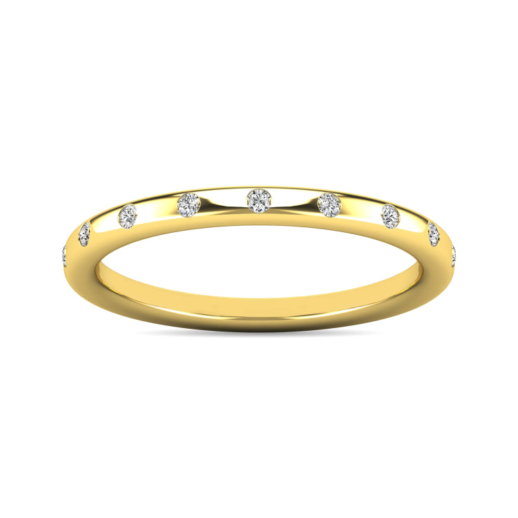 Diamond 1/10 ct tw Stackable Ring in 14K Yellow Gold