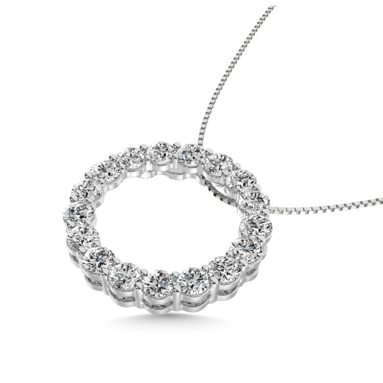 Diamond 2 ct tw Fashion Pendant in 14K White Gold