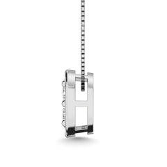 Diamond 1/2 ct tw Round Slider Pendant in 14K White Gold