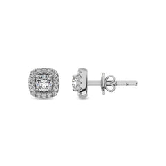 Diamond 1/3 ct tw Round Cut Fashion Ring in 10K White Gold