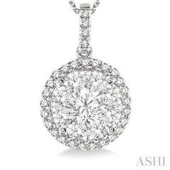 Halo Lovebright Essential Diamond Pendant