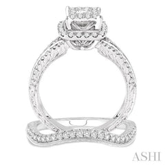 Halo Lovebright Diamond Wedding Set