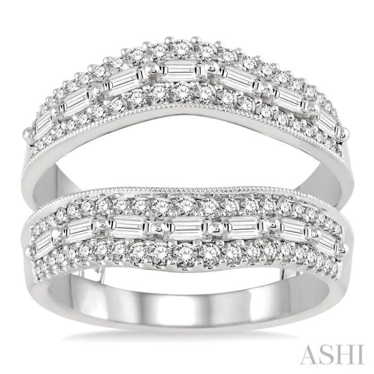 Baguette Diamond Insert Ring