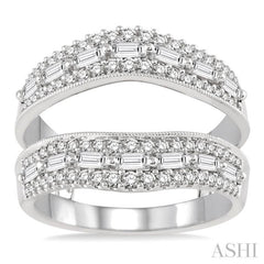 Baguette Diamond Insert Ring