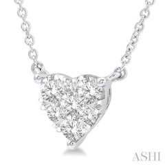 Heart Shape Lovebright Essential Diamond Necklace