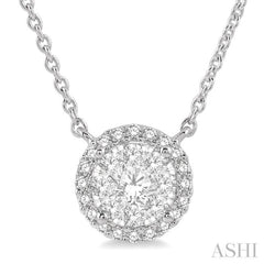 Halo Lovebright Essential Diamond Necklace