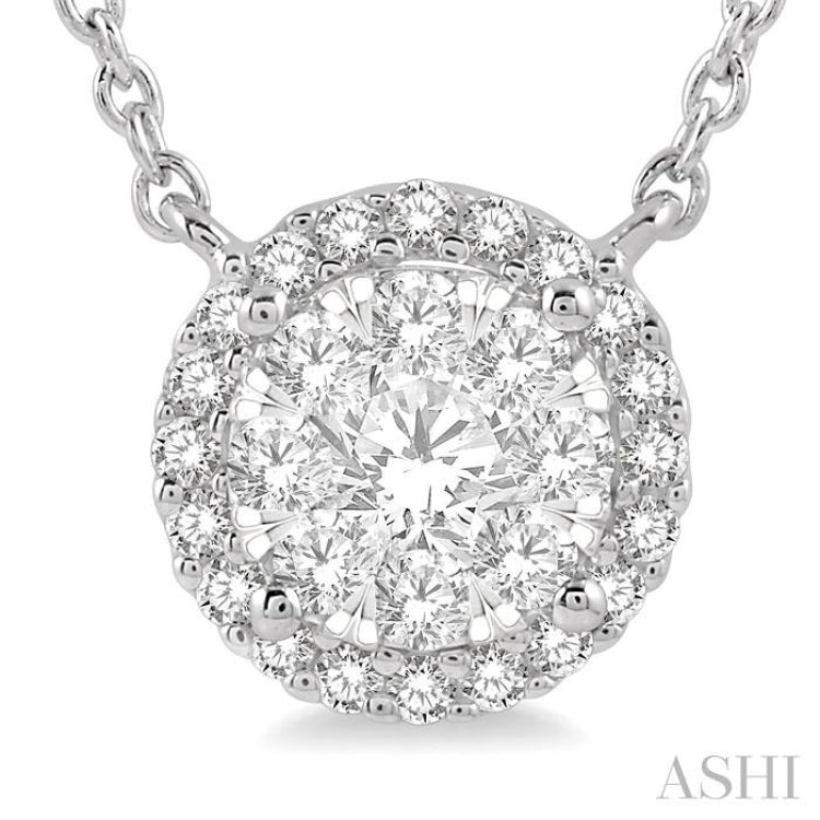 Halo Lovebright Essential Diamond Necklace