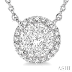 Halo Lovebright Essential Diamond Necklace