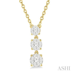 Past Present & Future Lovebright Diamond Necklace