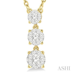 Past Present & Future Lovebright Diamond Necklace