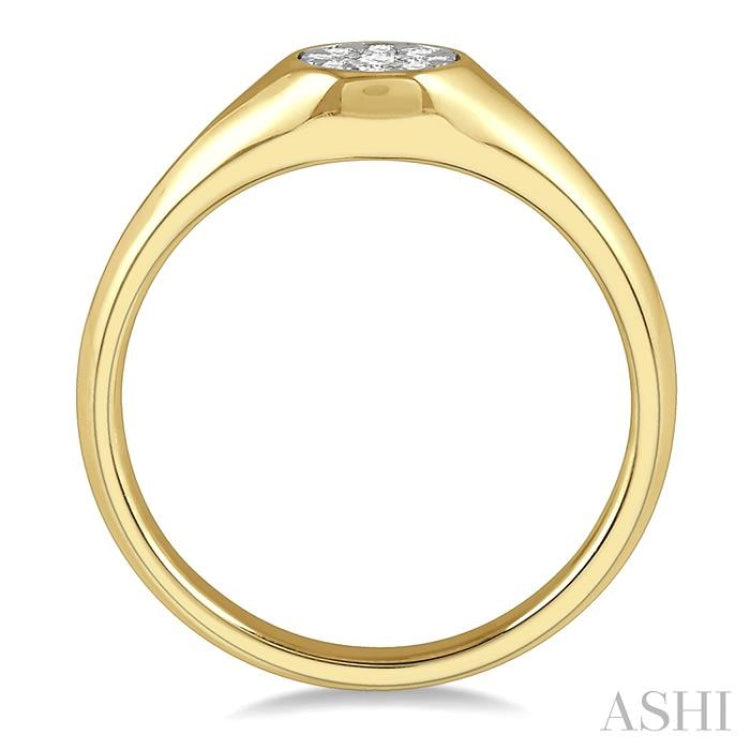 Lovebright Essential Diamond Signet Ring