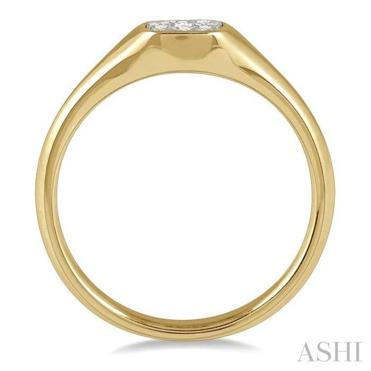 Lovebright Essential Diamond Signet Ring