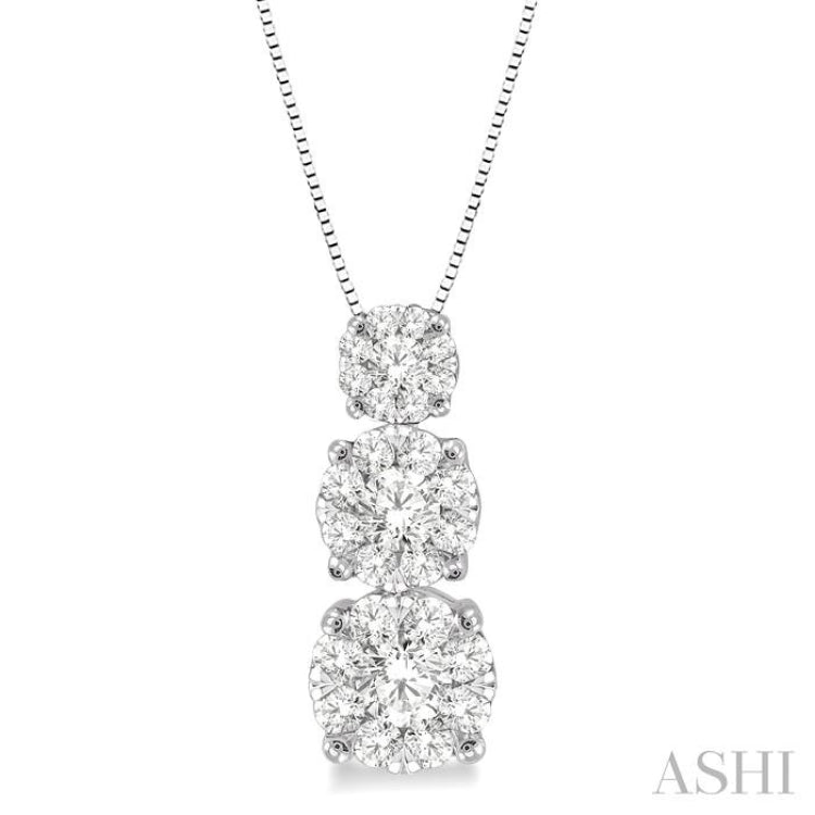 Past Present & Future Lovebright Essential Diamond Pendant