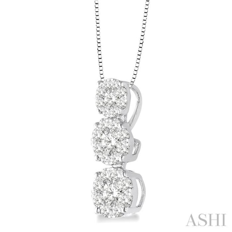 Past Present & Future Lovebright Essential Diamond Pendant