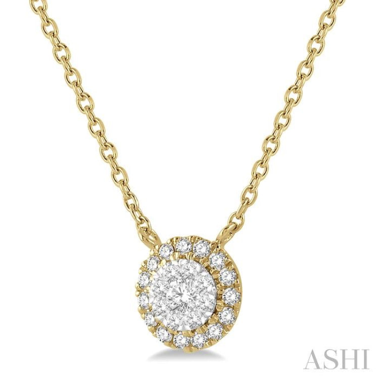 Halo Lovebright Essential Diamond Necklace