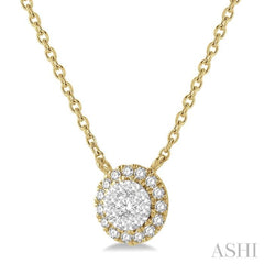 Halo Lovebright Essential Diamond Necklace