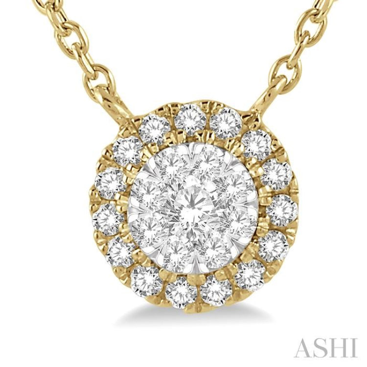 Halo Lovebright Essential Diamond Necklace