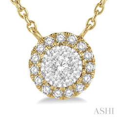 Halo Lovebright Essential Diamond Necklace