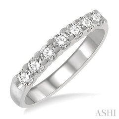 7 Stone Diamond Wedding Band