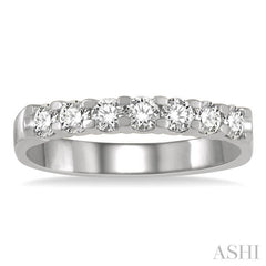 7 Stone Diamond Wedding Band