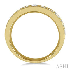 1 Ctw Round Cut Diamond Wedding Band in 14K Yellow Gold