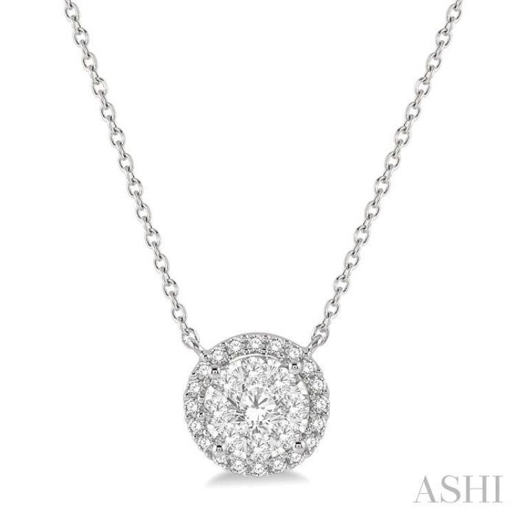 Halo Lovebright Essential Diamond Necklace