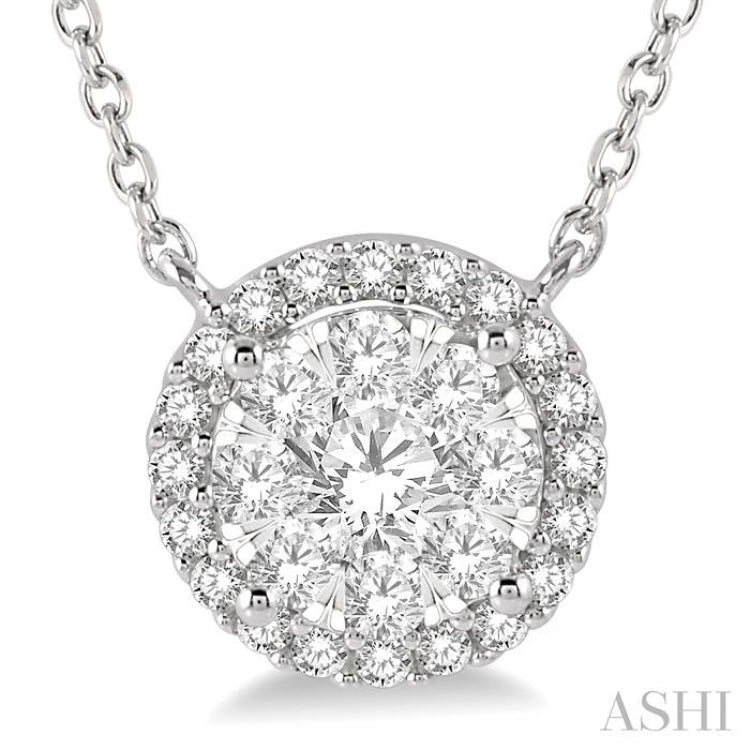 Halo Lovebright Essential Diamond Necklace