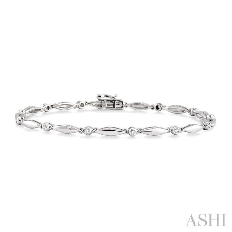 Boat Diamond Bracelet